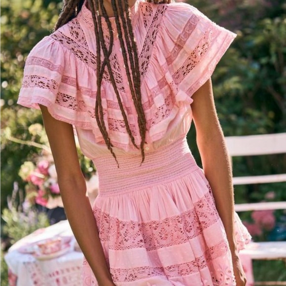 Love Shack Fancy Jake Dress - Daydream Pink main image 1